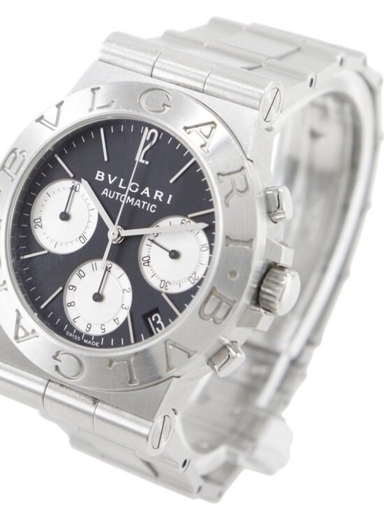 BVLGARI Diagono Sports Watches CH35S black/Silver blackDial Stainless Stee... main image 7